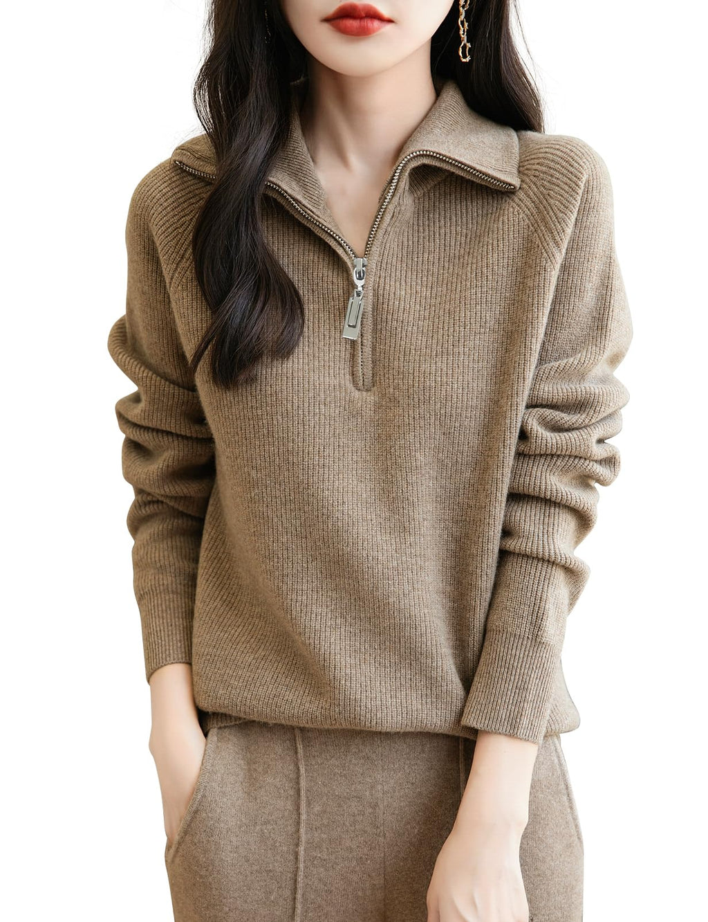 Scree · NW ME-05 — quarter-zip merino