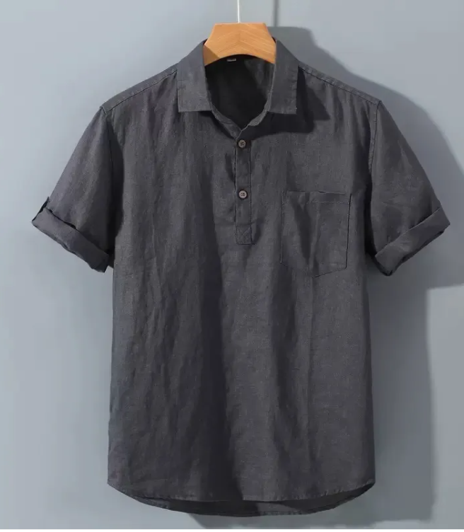 Lorne Point · NW SH-06 — Yarn-Dyed Linen Shirt