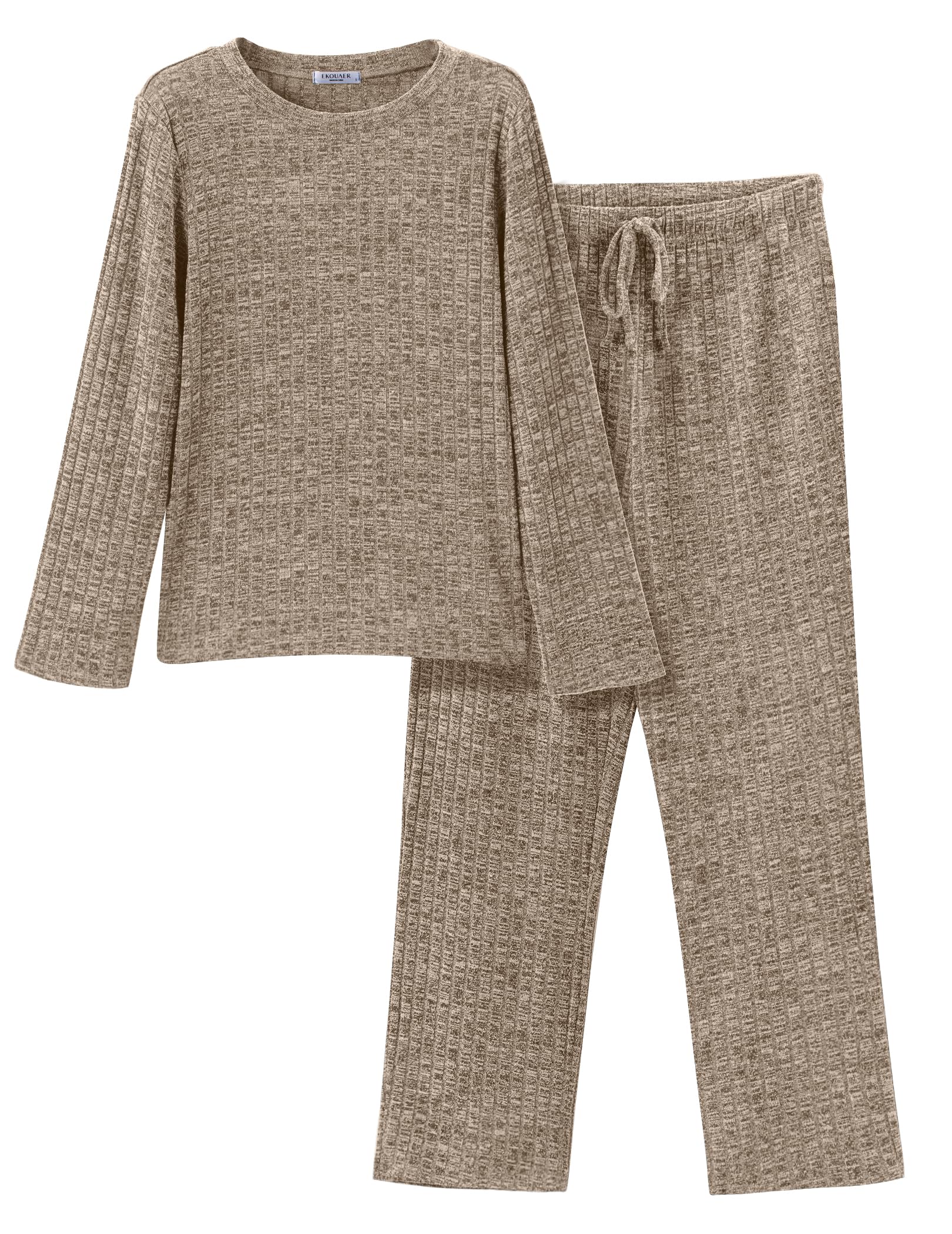 Lull · NW LD-04 — Ribbed Knit Lounge Set