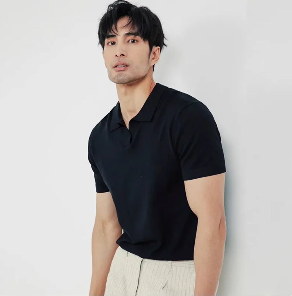 Lapel · NW 01-09 — Merino Knit Polo