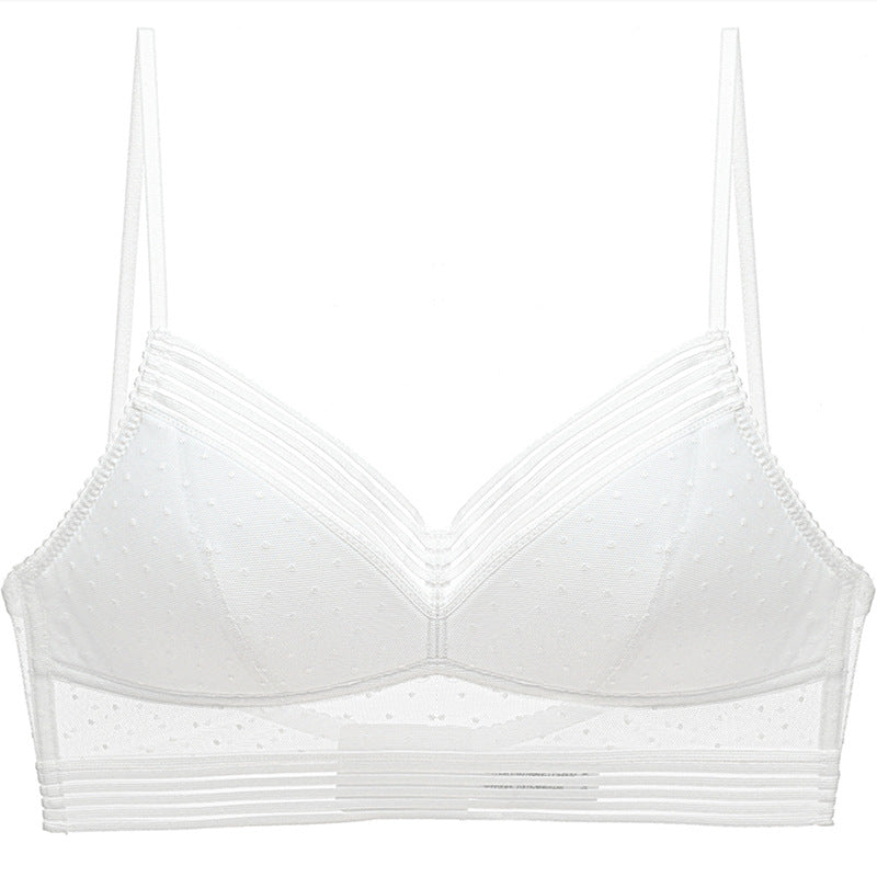 Ivoire · NW IN-A23 — delicate lace wireless bra