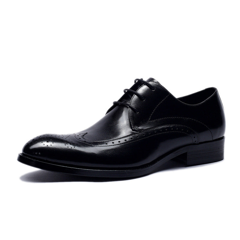 Brogue · NW 10-05 — Carved Leather Derby