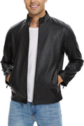 Vesper · NW OB-06 — faux-leather moto bomber