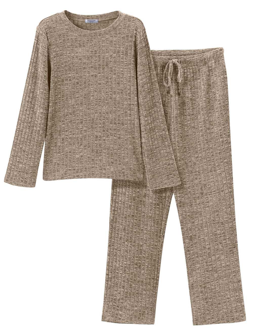 Lull · NW LD-04 — Ribbed Knit Lounge Set