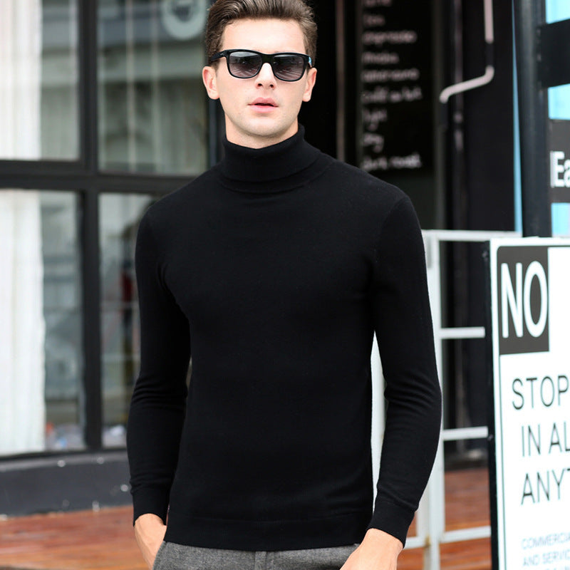 Sarsen · NW CR-07 — pure-wool high-collar knit