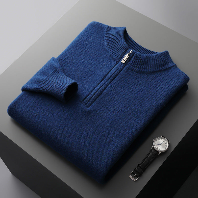 Herringbone · NW 01-15 — Storm Merino Half-Zip