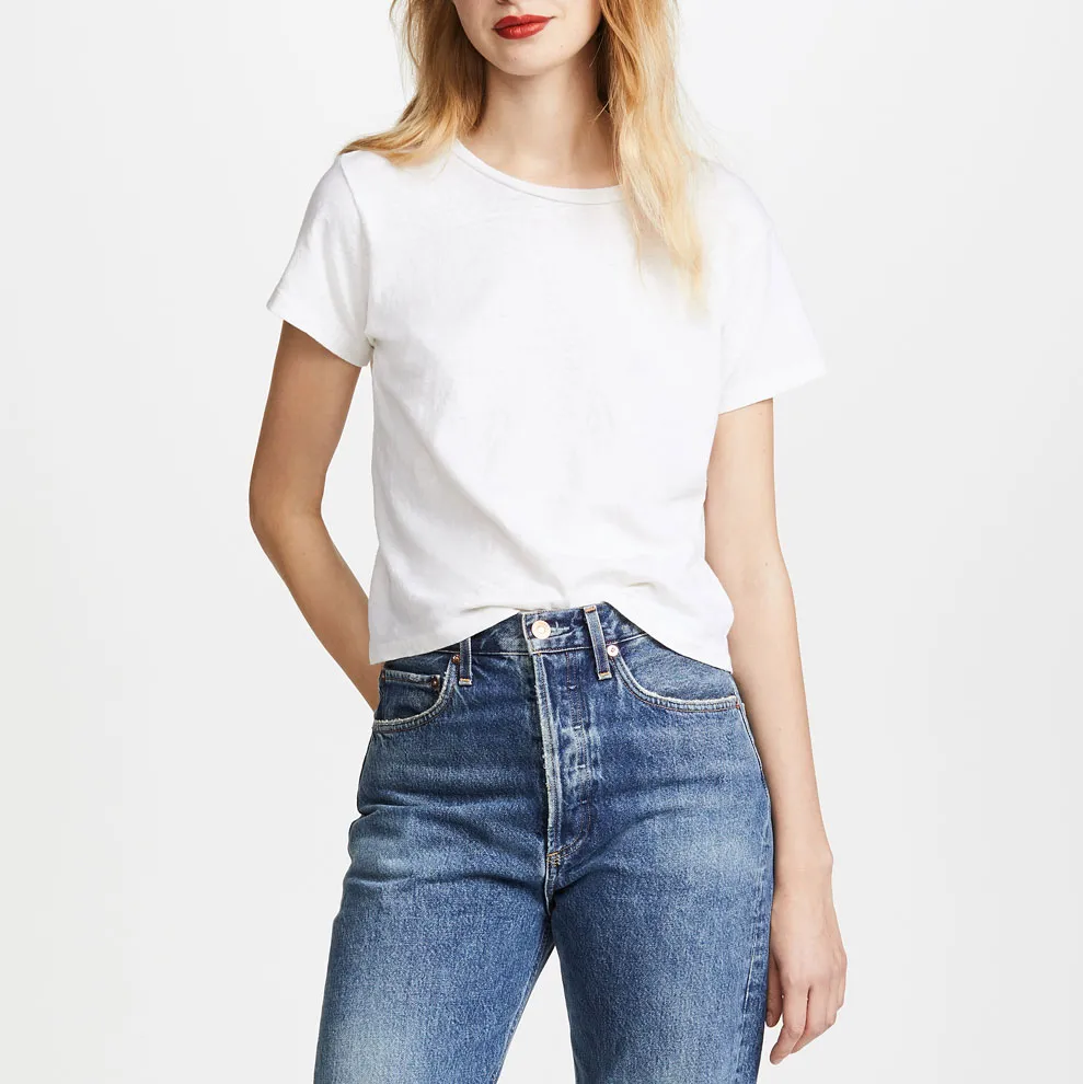 Mara — Cotton Crew-Neck Tee