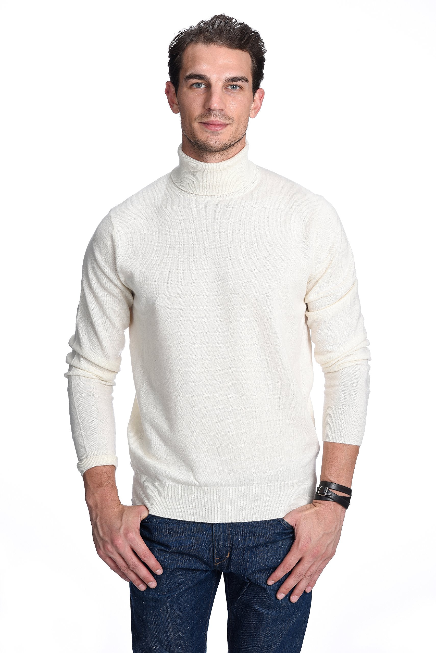 Sandstone · NW CA-39 — Oat Cashmere Turtleneck
