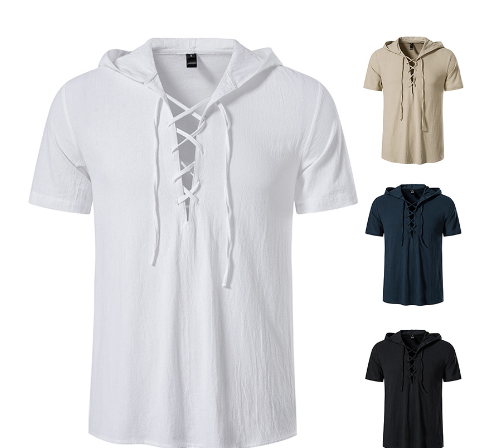 Barrabool · NW SH-42 — Linen-Blend Short-Sleeve Shirt