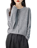 Stone · NW ME-01 — seamless merino crew