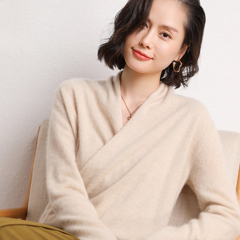 Willow · NW CA-20 — Women's V-Neck Cashmere