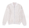 Reed · NW CW-B23 — Open-Knit Zip Jacket