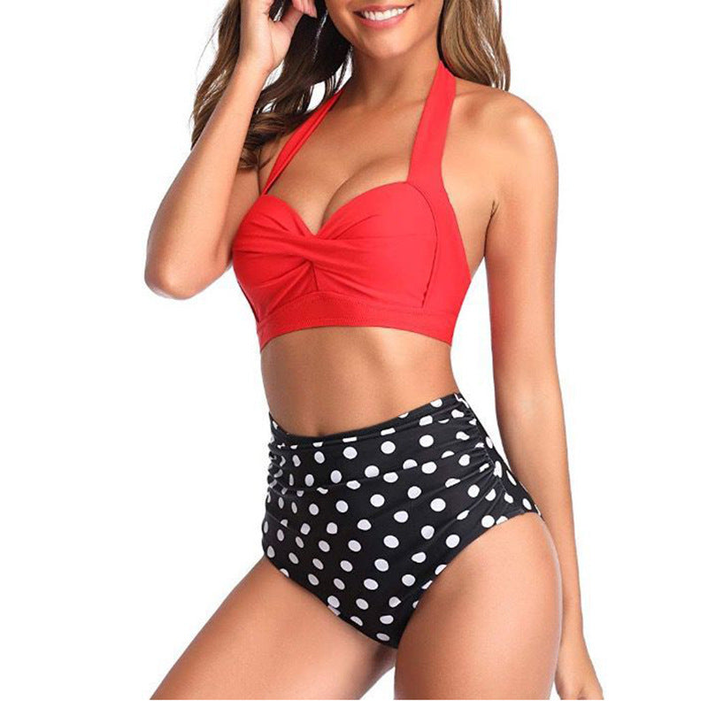 Harbor · NW SW-A15 — high-waisted solid bikini