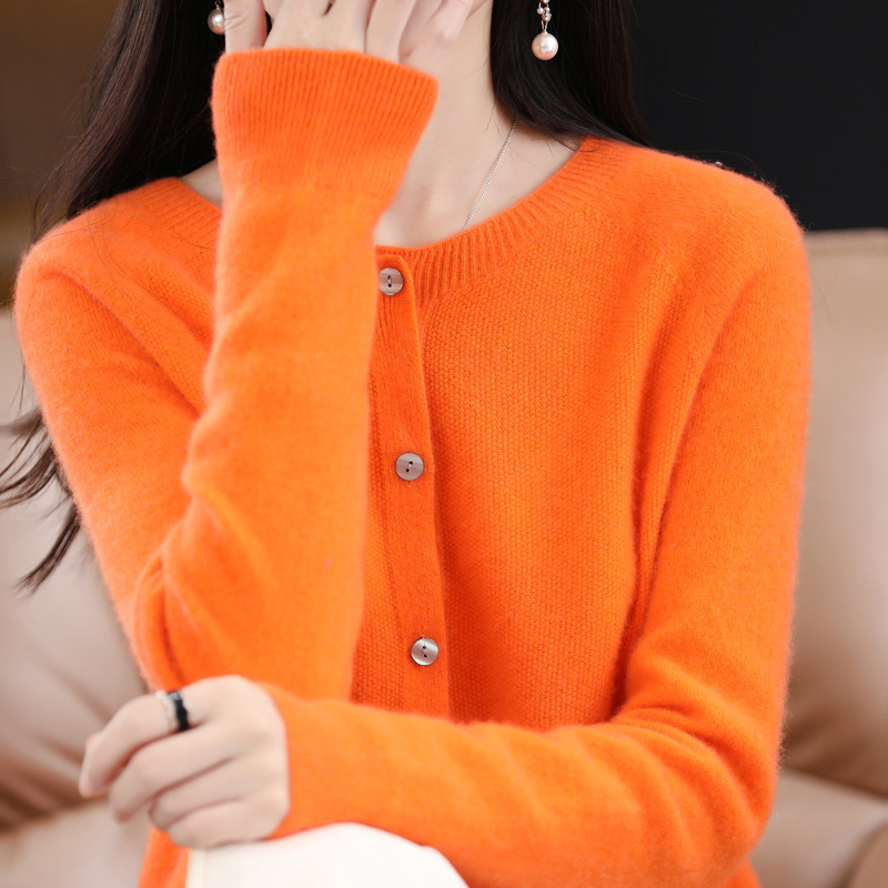 Marble · NW CA-30 — Women's Cashmere Cardigan