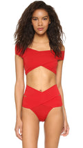 Cove · NW SW-A02 — high-waisted solid bikini