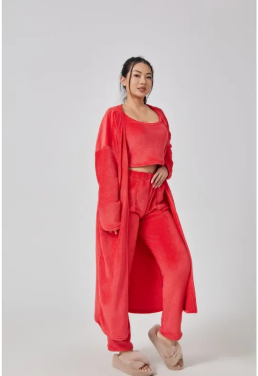 Hearth — Three-Piece Knit Lounge Set
