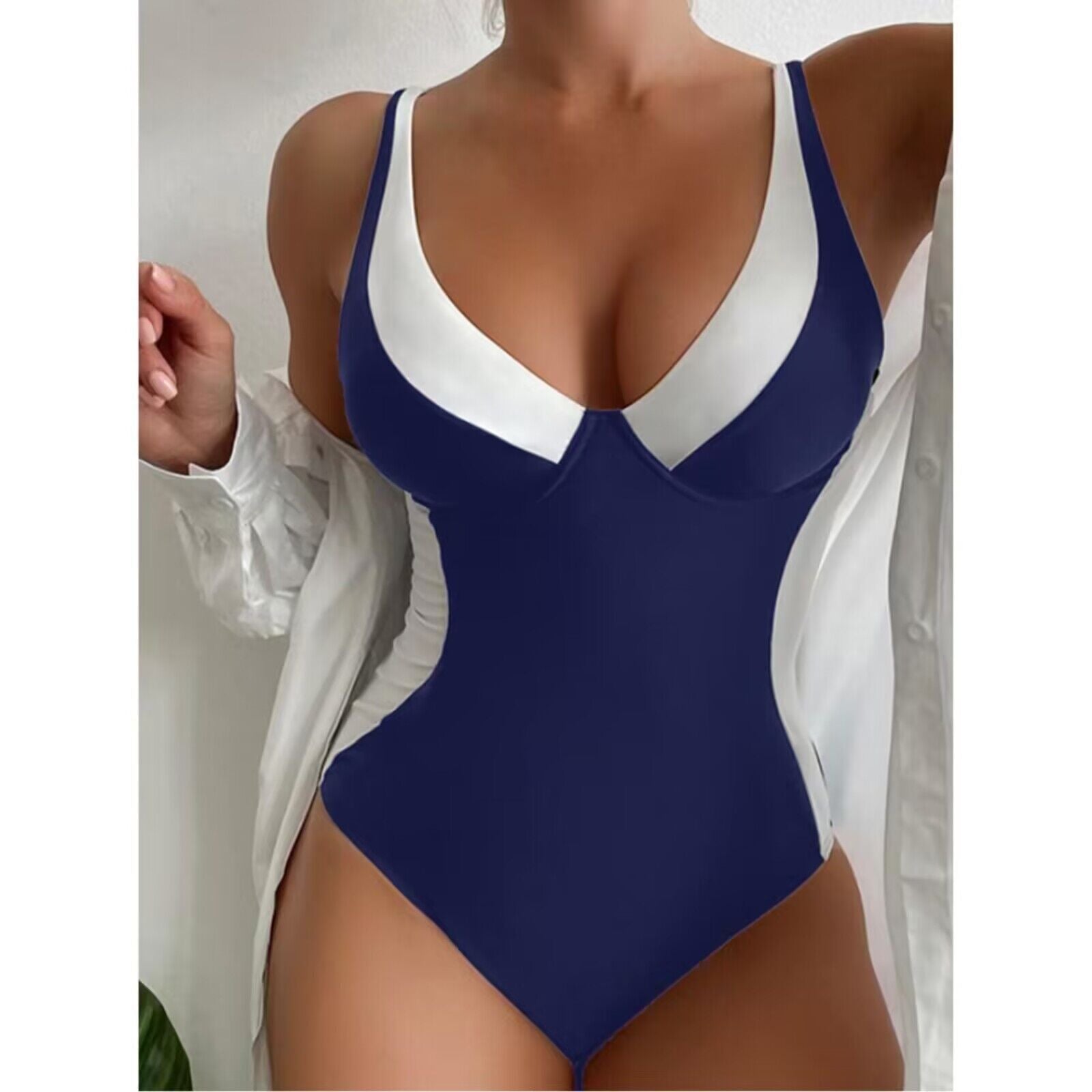 Mira · NW RC-A04 — Sport V-Neck One-Piece