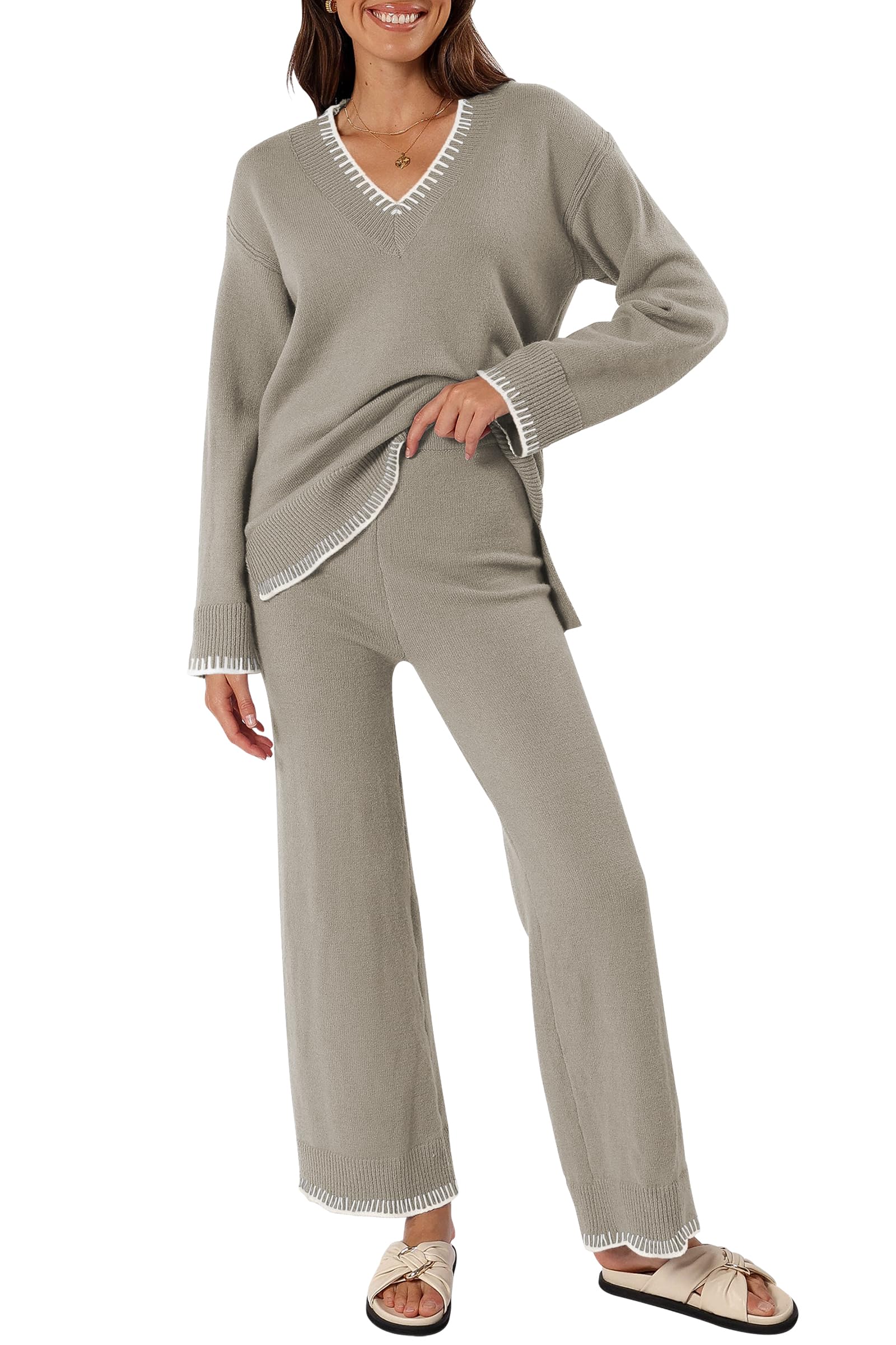 Plume · NW CL-17 — knit lounge set