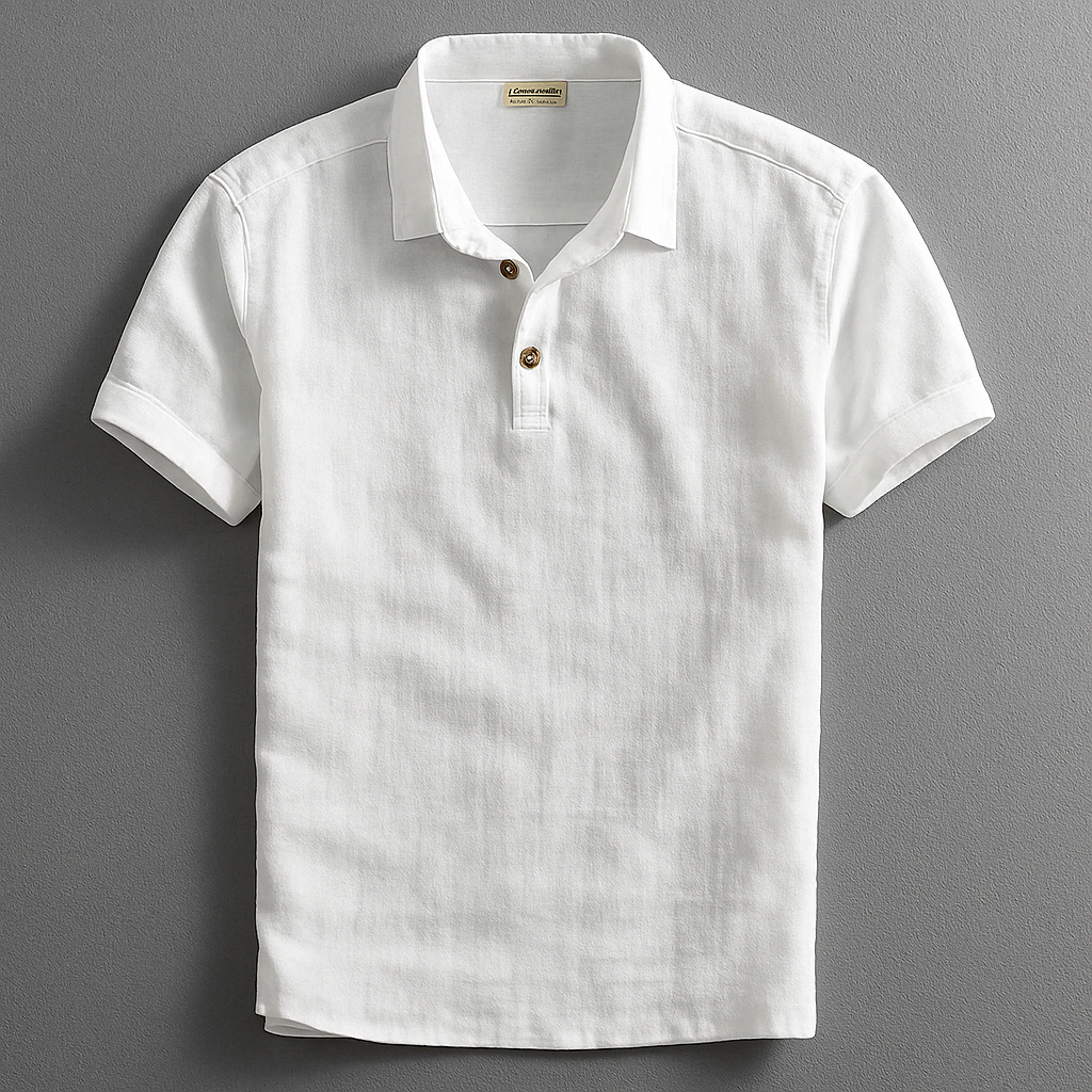 Sorrento · NW LN-02 — short-sleeve linen-blend shirt