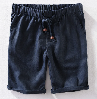 Yambuk · NW TP-16 — Elasticated Linen-Blend Short