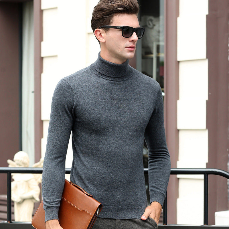 Sarsen · NW CR-07 — pure-wool high-collar knit