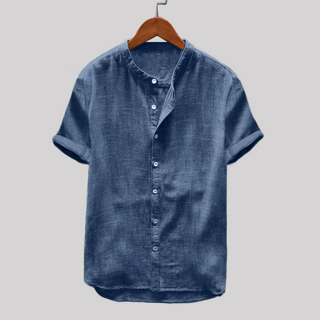 Tuart · NW SH-20 — Cotton-Linen Summer Short-Sleeve Shirt