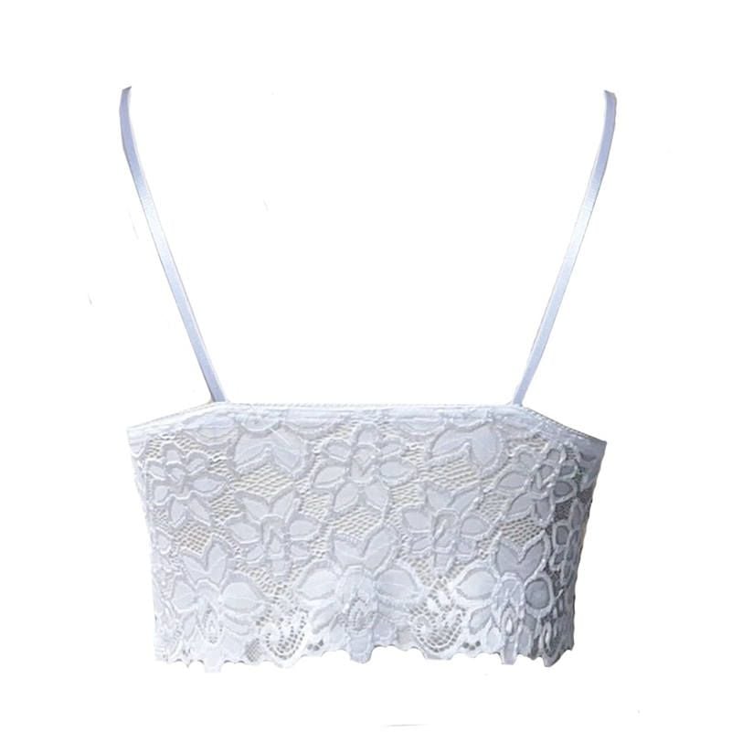 Vesper · NW IN-A15 — longline strappy lace bralette