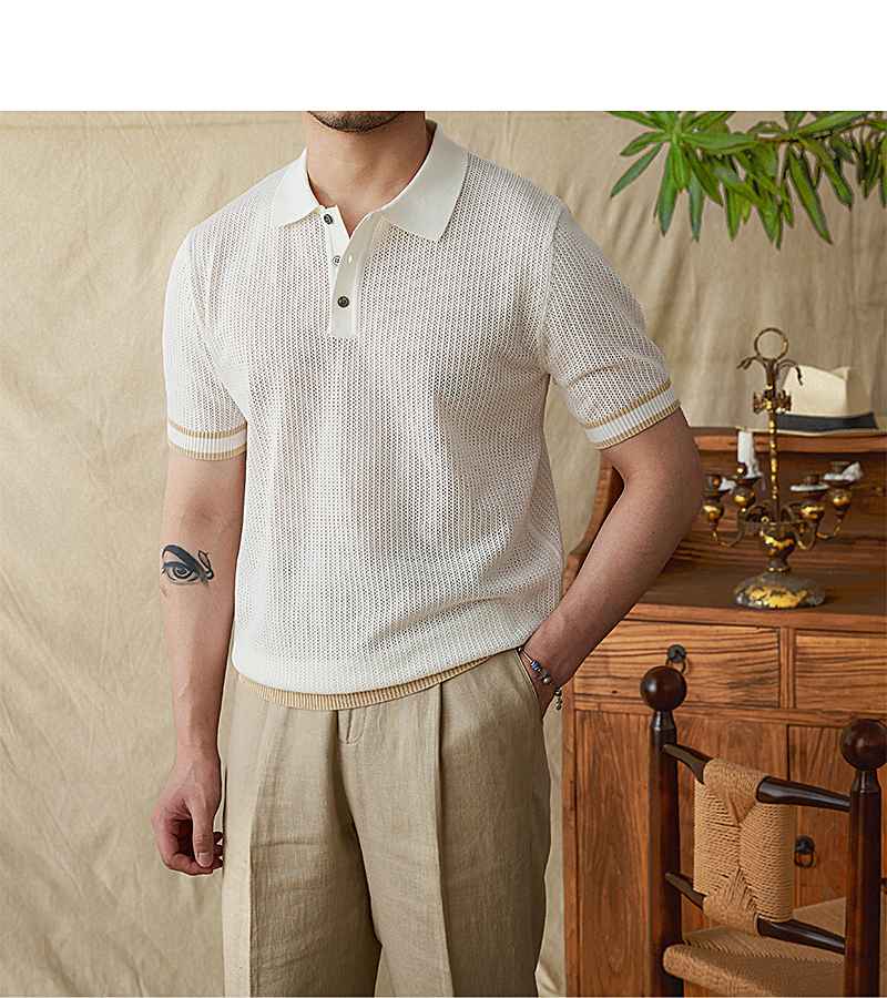 Rabbit · NW KT-32 — Knitted Polo Shirt
