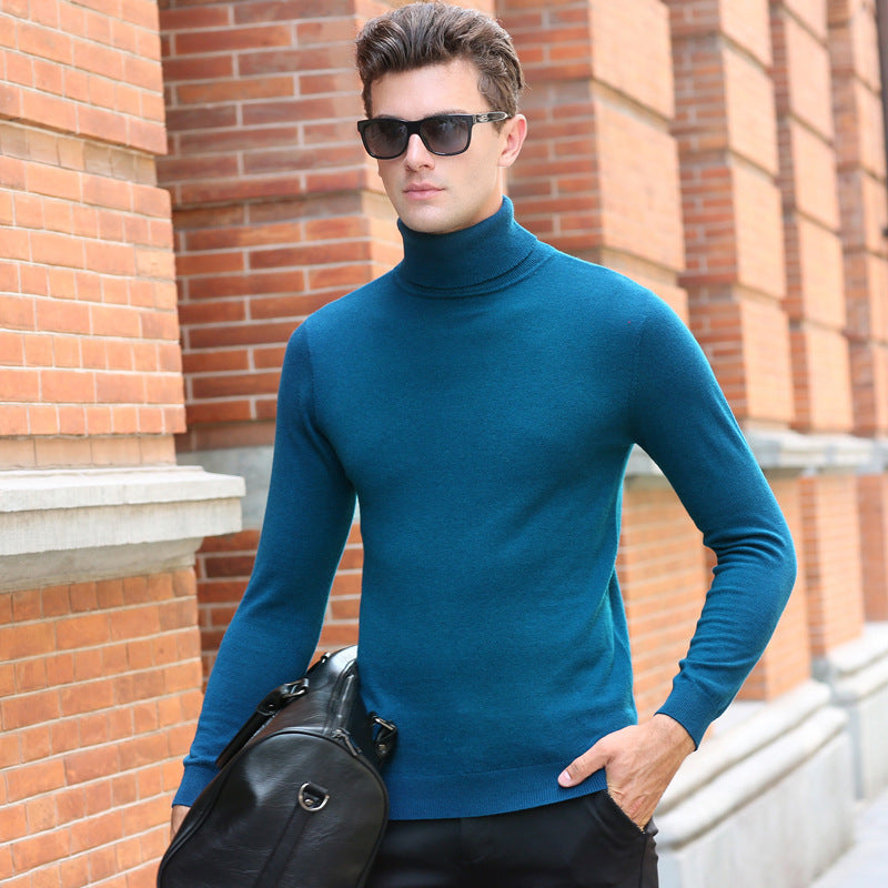 Sarsen · NW CR-07 — pure-wool high-collar knit