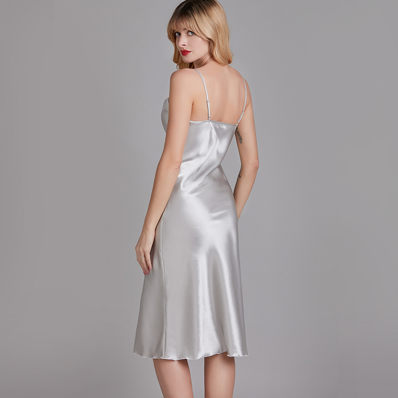 Capri — Cowl-Neck Satin Slip