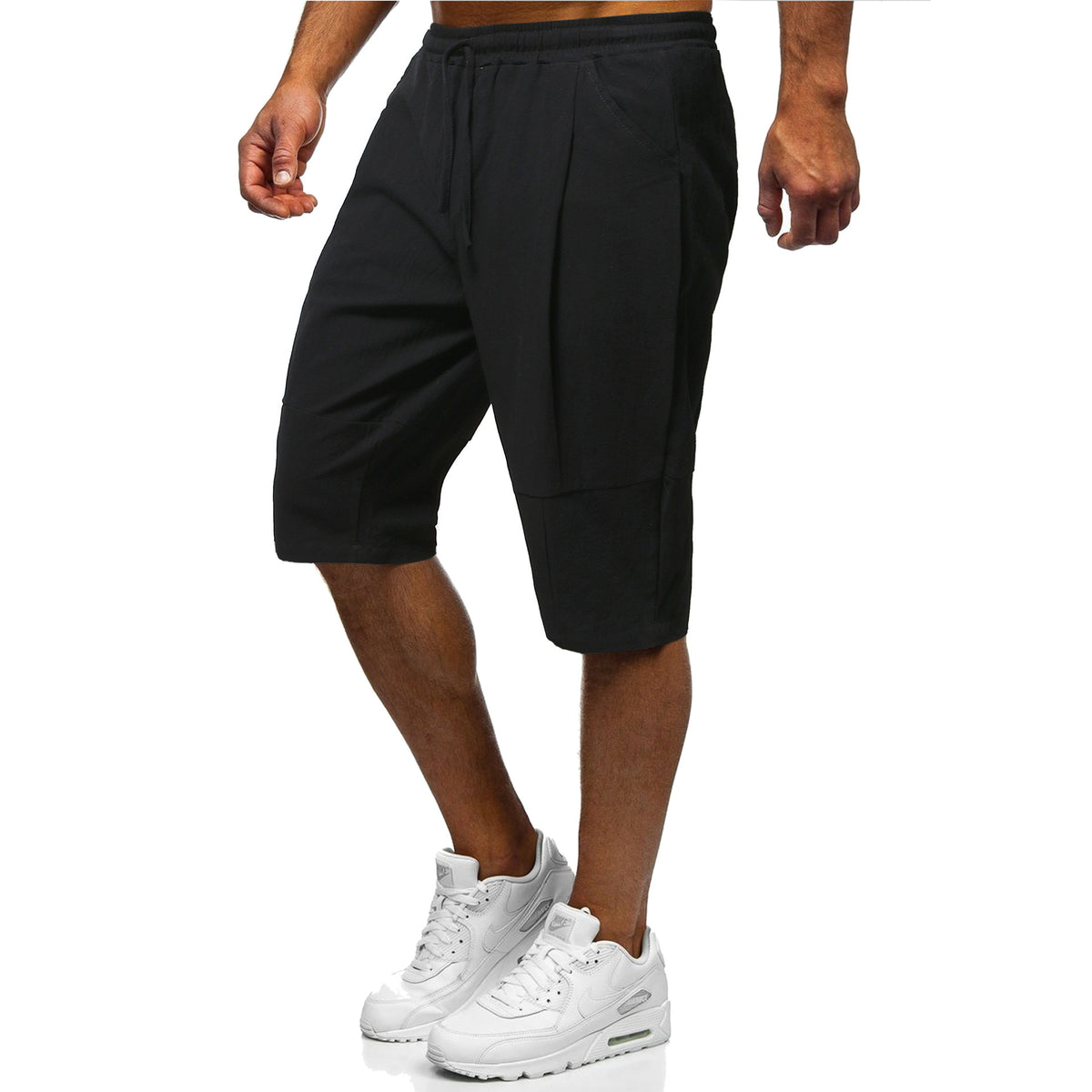 Hopkins — Drawstring Cotton-Linen Short