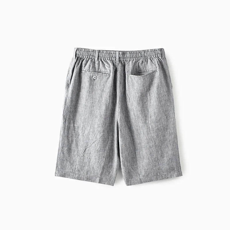 Warp · NW 01-07 — Tailored Linen Shorts