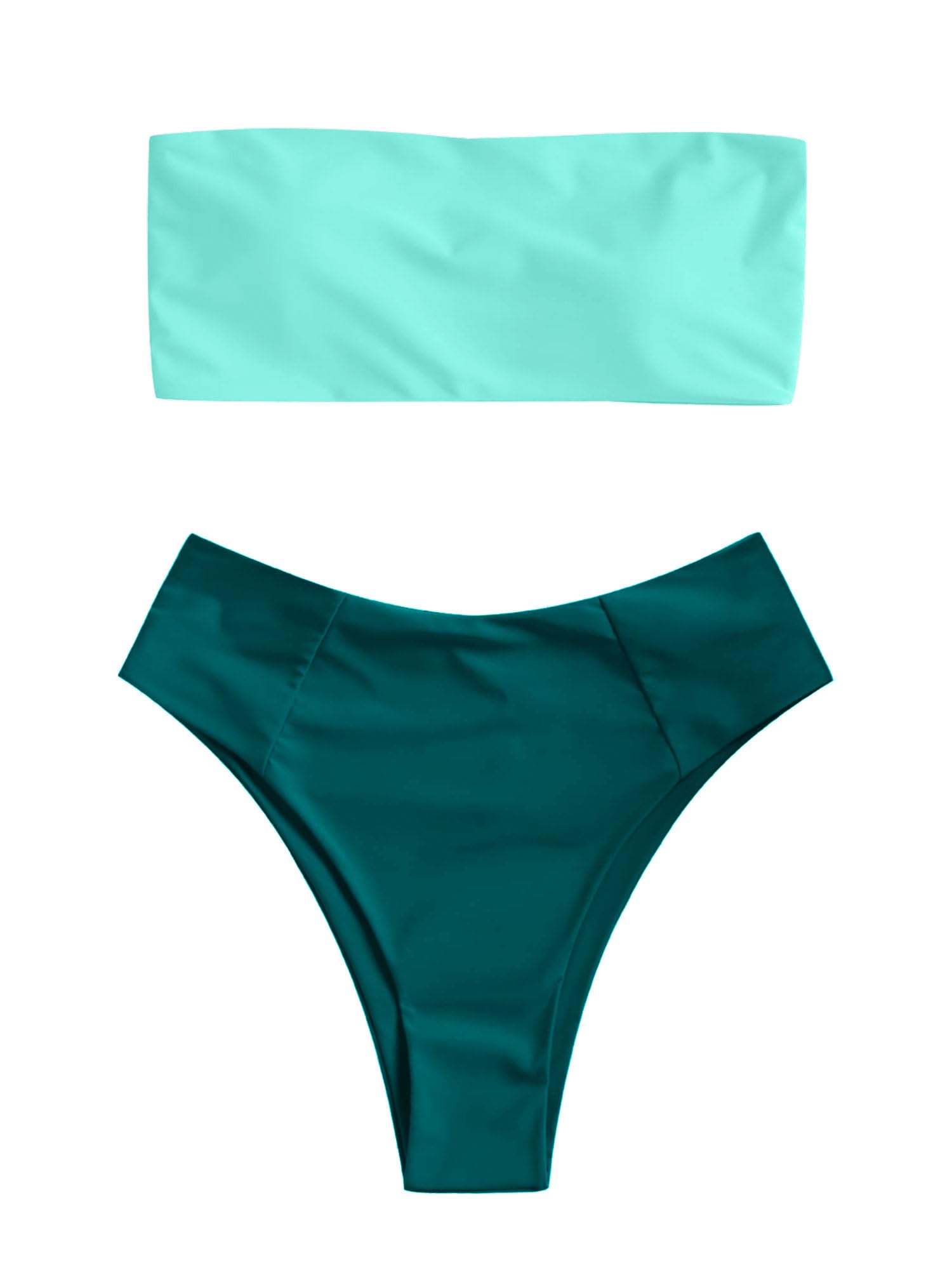 Meridian · NW SW-F10 — high-cut strapless bandeau set
