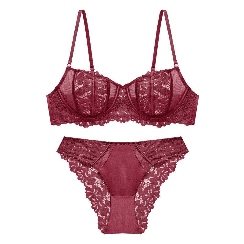 Noir · NW IN-C02 — French Lace Bra & Brief Set