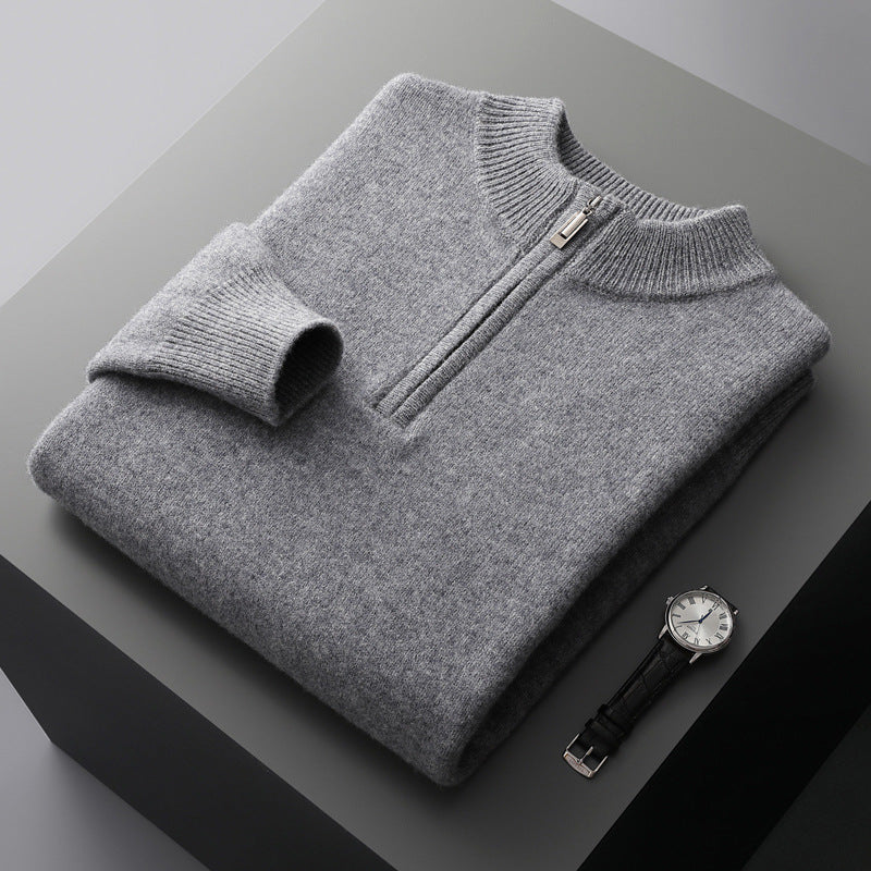 Herringbone · NW 01-15 — Storm Merino Half-Zip