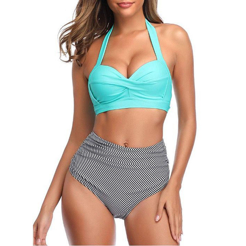 Harbor · NW SW-A15 — high-waisted solid bikini