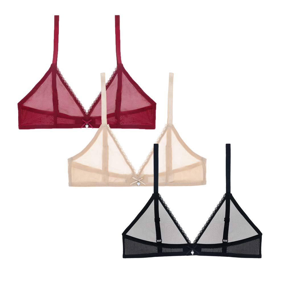 Vesper · NW IN-A27 — fine-mesh sheer bra