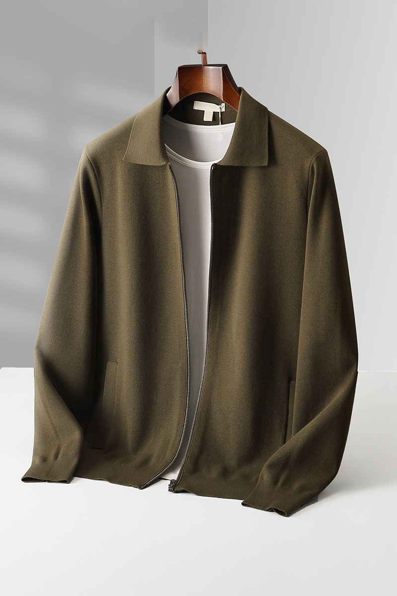 Birch · NW CW-B15 — Wool Knit Cardigan