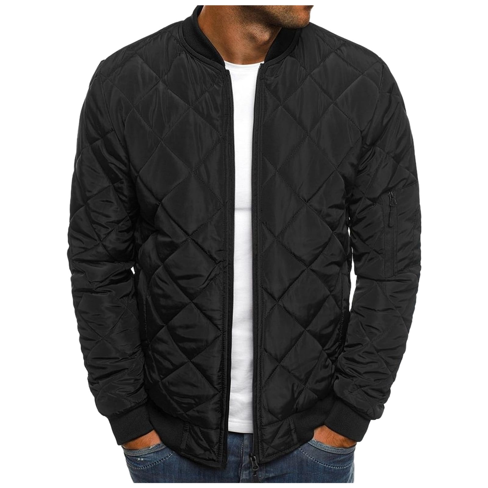 Quill · NW OB-12 — diamond-quilted puffer