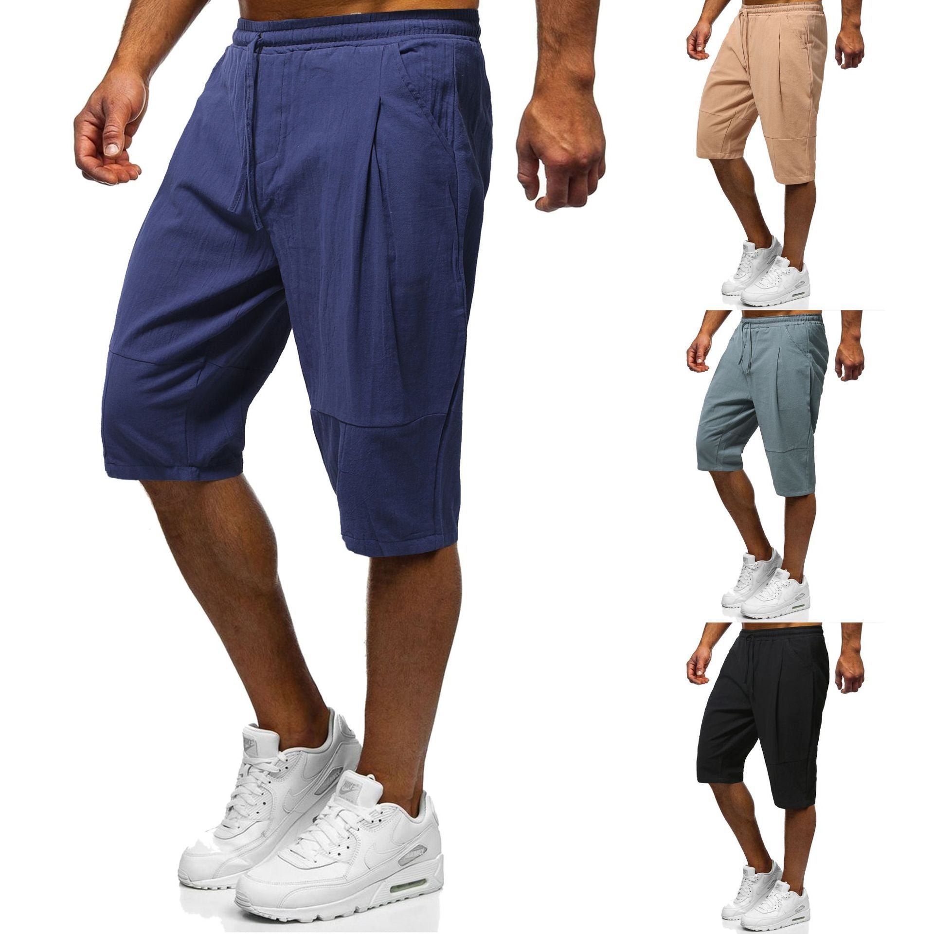 Hopkins · NW TP-13 — Drawstring Cotton-Linen Short