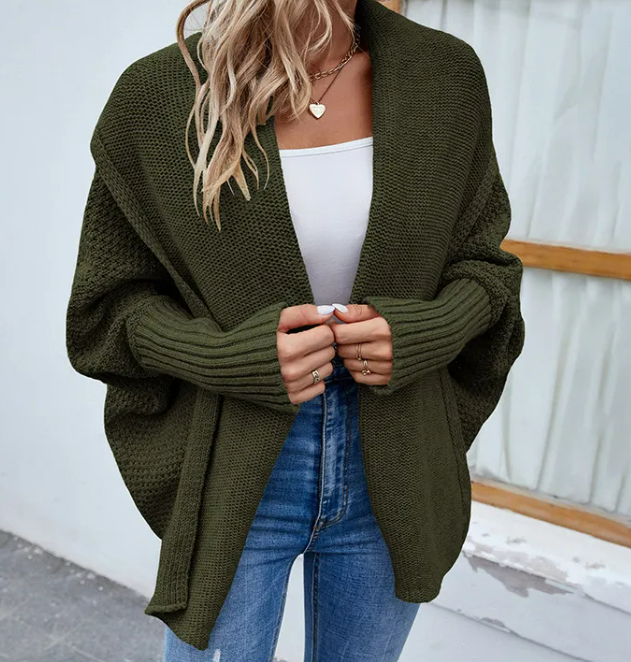 Saltwater · NW KT-47 — Loose Knitted Sweater Cardigan