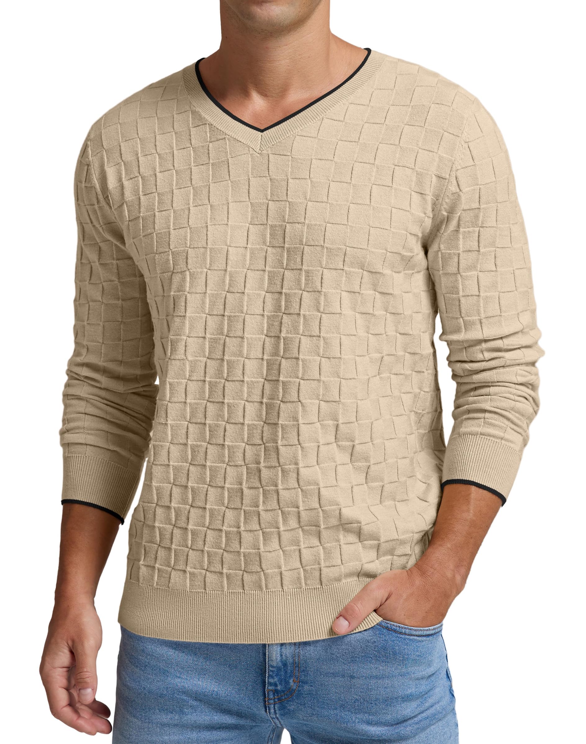 Volley · NW 12-03 — Basketweave Cable Sweater