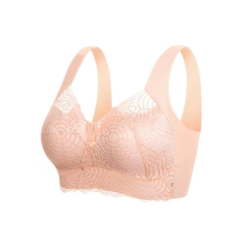 Vesper · NW IN-A07 — seamless wire-free lace bra