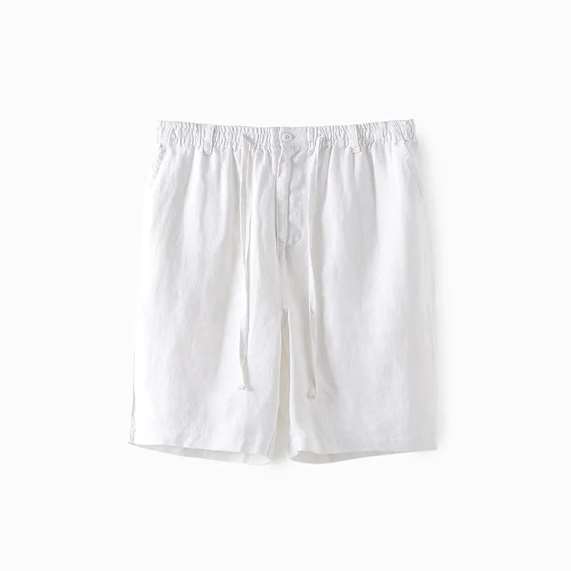 Warp · NW 01-07 — Tailored Linen Shorts