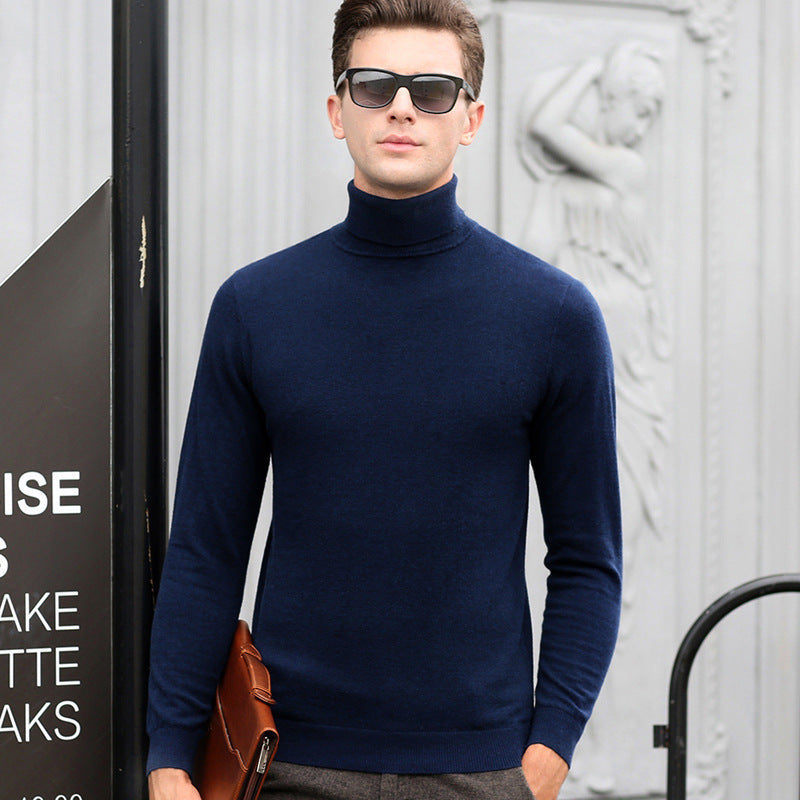 Sarsen · NW CR-07 — pure-wool high-collar knit