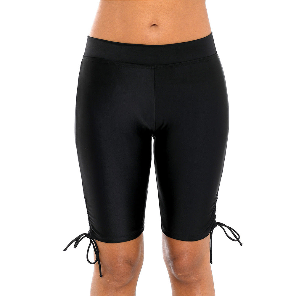 Drik Drik · NW OW-47 — Solid Mid-Length Swim Short