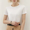 Mara — Cotton Crew-Neck Tee