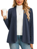 Shadow · NW CD-15 — draped duster cardigan