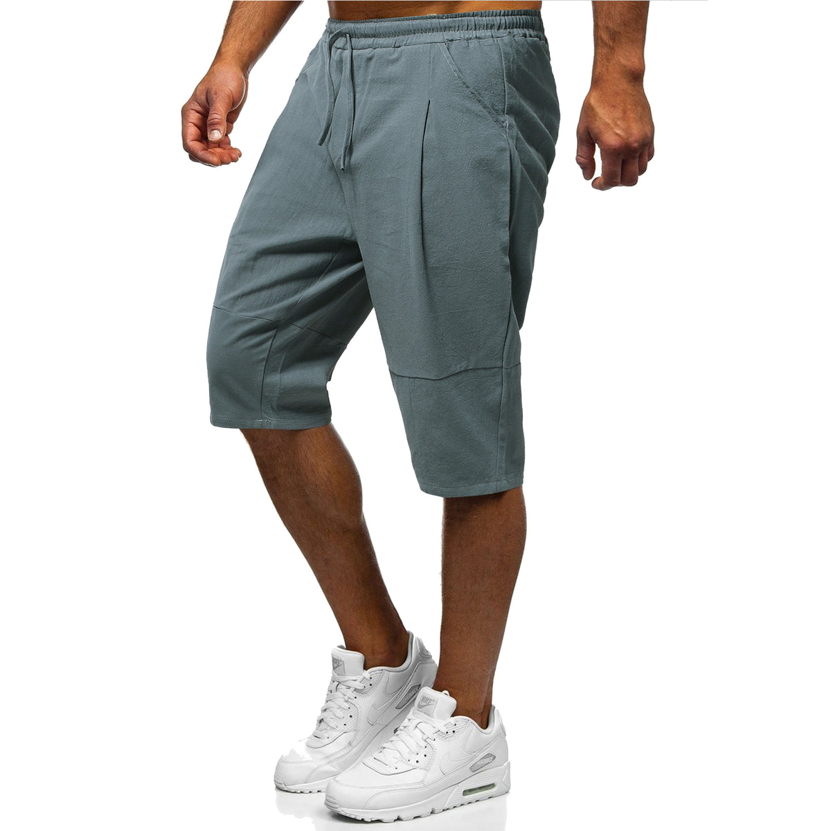 Hopkins — Drawstring Cotton-Linen Short