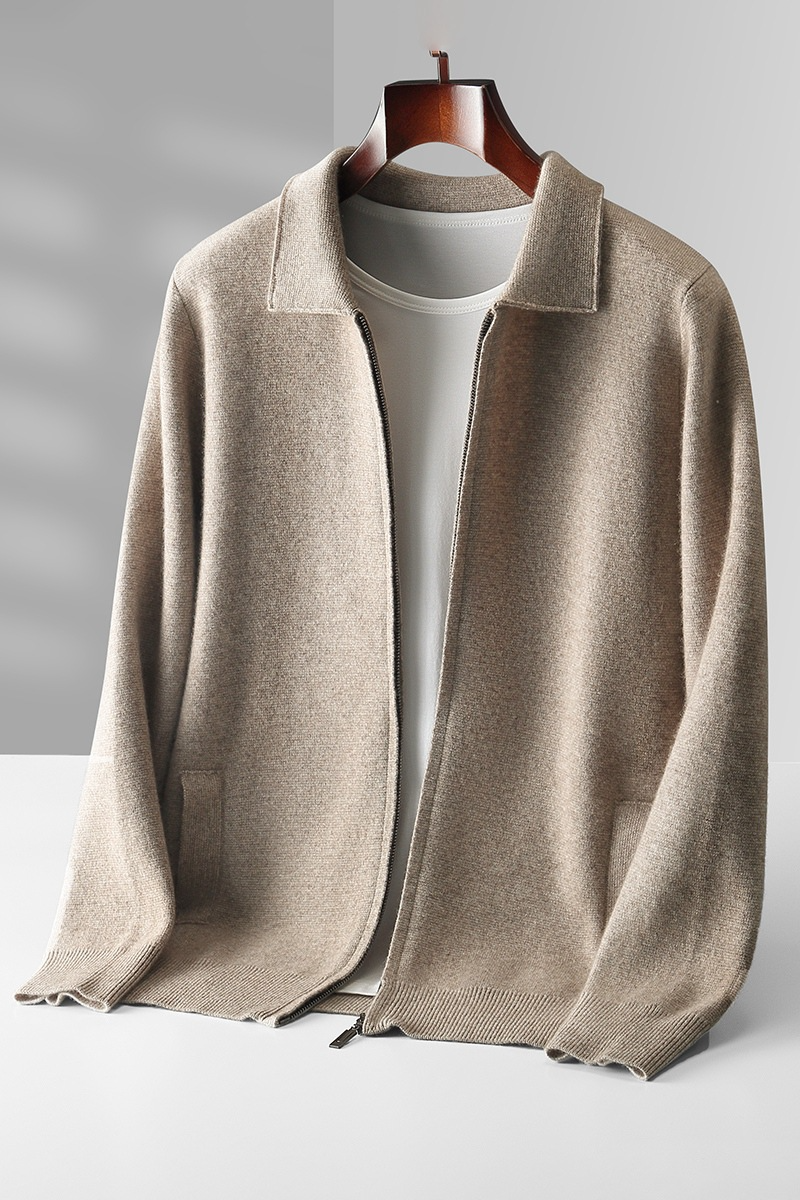 Birch · NW CW-B15 — Wool Knit Cardigan